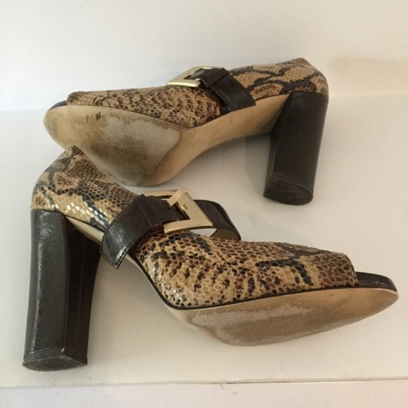 Michael Kors Faux Python Pumps | 7.5 - Picture 3 of 7